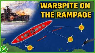 Battleship Warspite Smashes German Destroyers- Second Battle of Narvik Animated