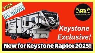 What's New for Keystone Raptor Toy Haulers in 2025!