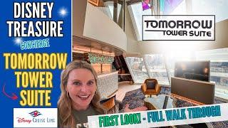 TREASURE | TOMORROW TOWER SUITE Concierge 14000 | Full Tour Review FIRST LOOK | Disney Cruise Line