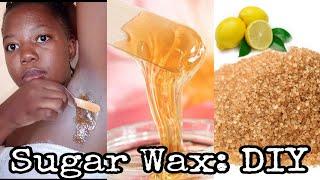 How to Make Sugar Wax with Brown Sugar: DIY at Home #roadto1000subs