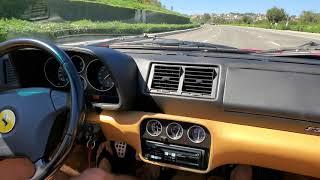 1995 Ferrari F355 Spider with screaming Capristo exhaust!!