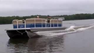 Electric Outboard Pontoon Demo - Elco EP-50