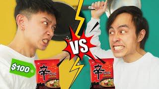 Who Can Make the Best Instant Ramen Noodles for $100? (COOKOFF)