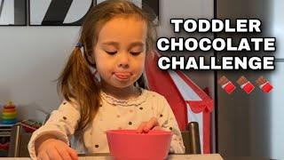 TODDLER CHOCOLATE CHALLENGE ⎮ PINAY WITH A DANE