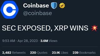 XRP Ripple Coinbase DROPPED an absolute B*MB on the SEC, CBDCS ON XRPL... BOOM