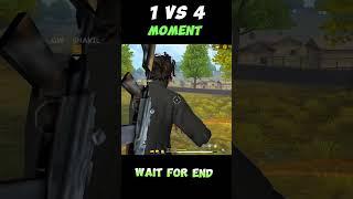 1 vs 4 Moment  #freefire #shorts