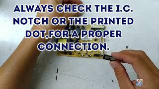 HOW AN A.C. PCB WORKS WITH A BULGING CAPACITOR.