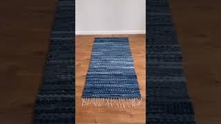 How To Weave Rug Using Old Jeans Full video on my channel 