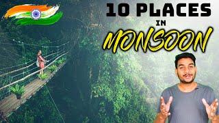 Top 10 Places to Visit During Monsoon in INDIA | Safety & Benefits |