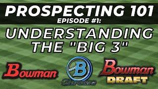 Prospecting 101 - Episode 1: Understanding the "BIG 3" | Bowman Chrome Baseball Cards