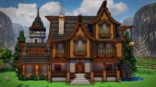 Minecraft: How To Build A Big House | Tutorial