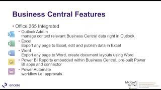 Dynamics 365 Business Central Overview