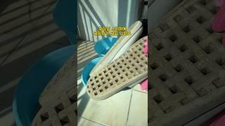 욕실 슬리퍼 곰팡이 제거 방법