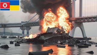 3 MINUTES AGO! Ukraine Cluster Bomb Collapsed Crimean Bridge with North Korean Elite Troops - Arma 3