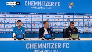 Sachsenpokal | CFC - SGD | Pressekonferenz nach dem Spiel