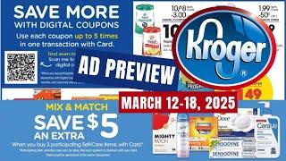 *Self-Care Event* Kroger Ad Preview for 3/12-3/18 | 5x Digital Coupon Sale, Weekly Digitals, & MORE