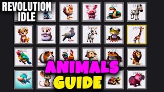 ANIMALS GUIDE // REVOLUTION IDLE