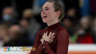 Mariah Bell waits out nailbiting National title after terrific free skate | NBC Sports