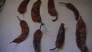 Dehydrated Red Chili Peppers