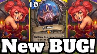 THIS IS ILLEGAL!!! New C'thun Maxima BUG! | Hearthstone