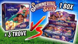 Disney Lorcana Pull Rates: Booster Box vs Illumineers Trove (Shimmering Skies)