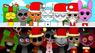 Incredibox Sprunki But Christmas Edition | Normal Versions Vs Horror Versions