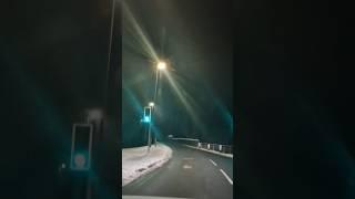 Driving Night and day freezing weather Cheshire motorway  and back Lanes