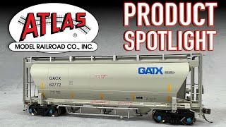 HO Scale Trinity 3230 Covered Hopper Atlas Master Plus Product Spotlight