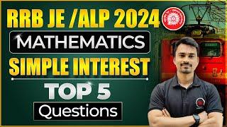 RRB JE Simple Intrest Questions | Important Questions Covered by Atul Sir.