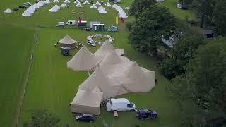 Five Tipi Build for a Tipi Wedding