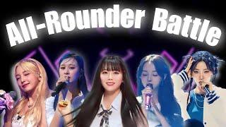 Ranking Queendom Puzzle's ALL-ROUNDER BATTLE Performances