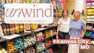 Hand-dyed Yarn Lovers Dream - Unwind Fiber Arts in Lee's Summit, Missouri #unitedskeinsofamerica