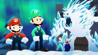 Mario Bros. vs. Frozen Sisters - ANIMEME RAP BATTLES