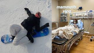 going on a trip to the snow and ended up in the hospital…