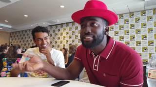 SDCC 2017: Wynonna Earp - Shamier Anderson (Xavier Dolls) Varun Saranga (Jeremy Chetri)