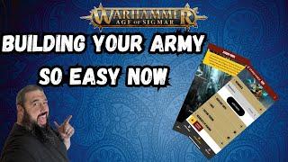 How to Build An Army on The NEW Age of Sigmar App