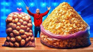 How many chips will you get from 1 sack of potatoes by VANZAI