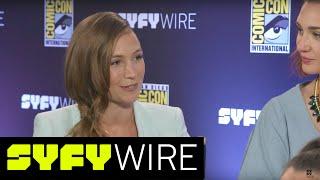 Wynonna Earp's Nicole and Waverly on #WayHaught | San Diego Comic-Con 2017 | SYFY WIRE