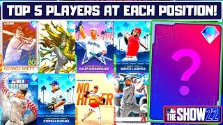 I ranked the TOP 5 PLAYERS at EACH POSITION! MLB The Show 22