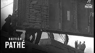 Placing A Hundred Ton Girder In Place At Speke, Nr. Liverpool (1938)