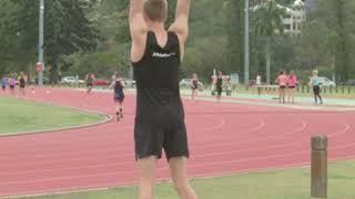 Shot Put | #1 Drills & Progressions: Over head backwards throw drill