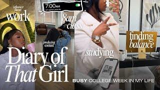 Productive College Week In My Life | Studying, Marketing Classes, & Apartment Deep Clean