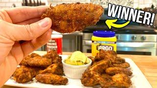 SUPER Crispy Wings With One SECRET Ingredient! | Crispy Chicken Wing Recipe