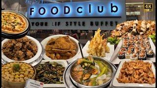 [4K] FOOD CLUB BUFFET at Ayala Malls Manila Bay | Best All-You-Can-Eat Experience in Manila!