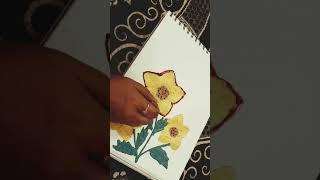 Easy flower drawing|#easyflowerdrawing #art #viralshorts #2022 #shorts