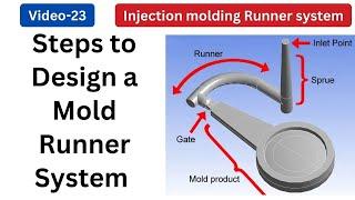 V23- Essential Design Steps for Mold Runner | Mold Design in Injection Molding Process