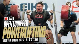   LIVE Powerlifting | Men's 120kg | World Open Equipped Championships