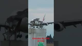 Emirates A380 A6-EVM lands at CHC from SYD