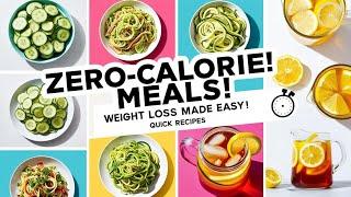 Zero-Calorie Recipes for Busy Lives | Quick & Healthy Meal Ideas