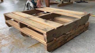 2 simple and cost-effective ideas for recycling old pallets for your home!